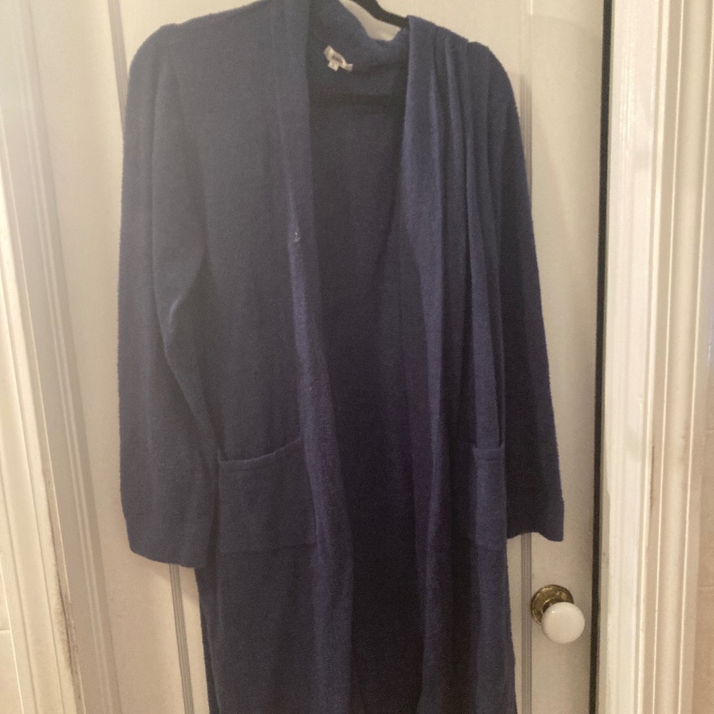 Knix Blue Fuzzy Robe, L